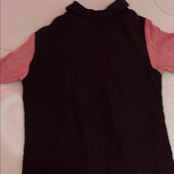 DaVinci Men's Casual Button Down Shirt - Black and Pink - Picture 5 of 7